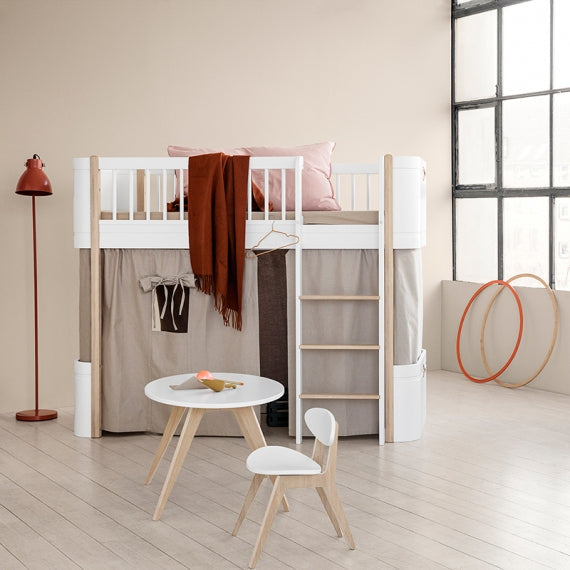 Wood Pingpong Chair White/oak