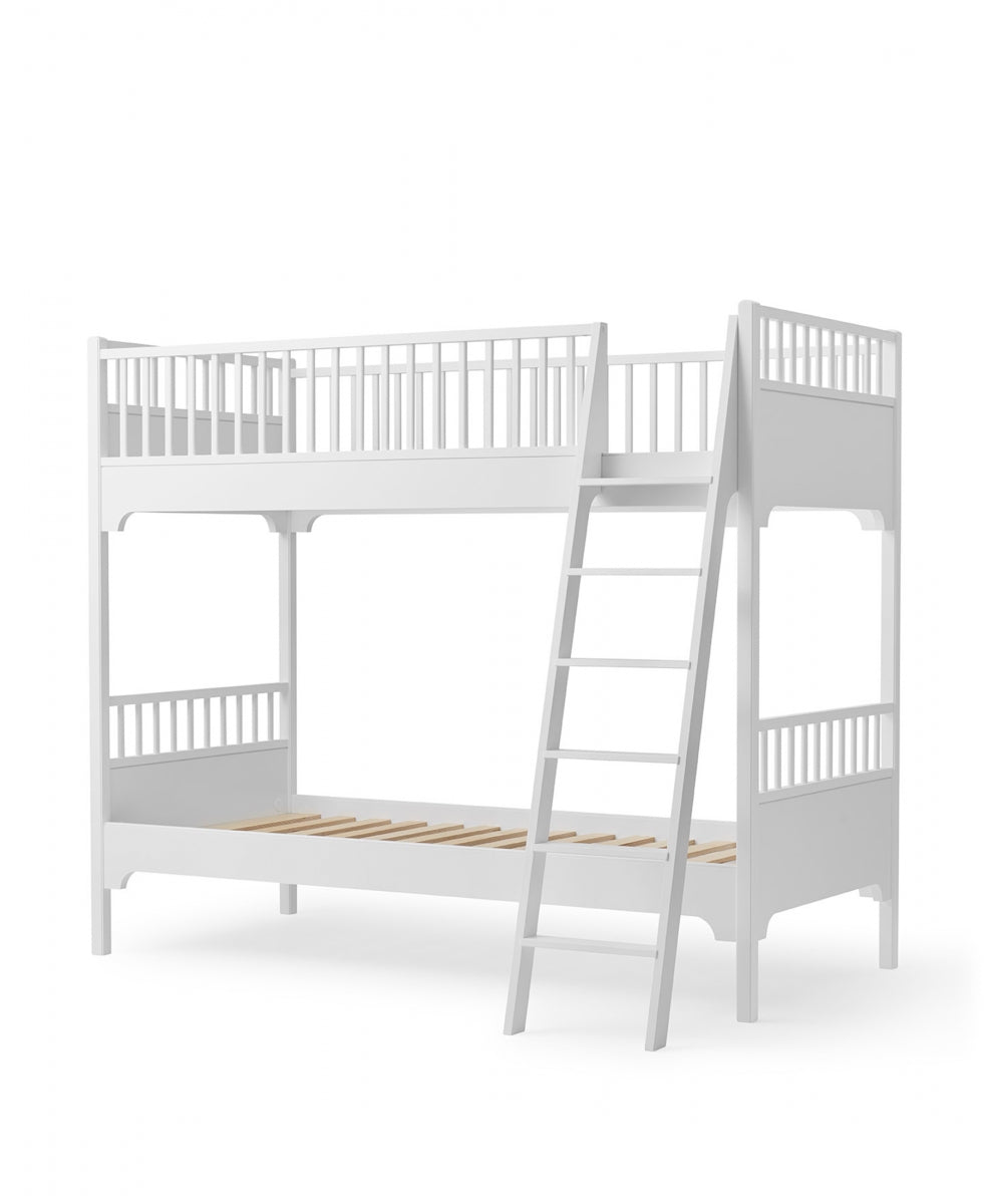 Seaside Classic Bed Bunk With Slant Ladder