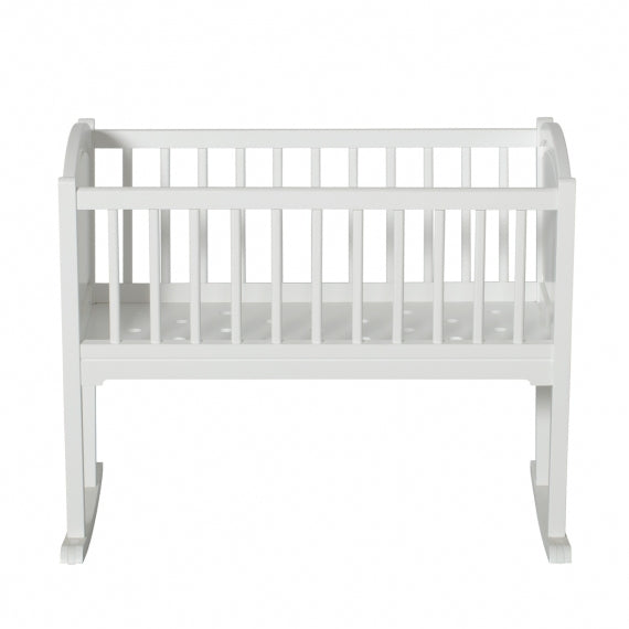 Oliver Furniture Seaside Cradle in een serene babykamer met traditioneel Scandinavisch vakmanschap