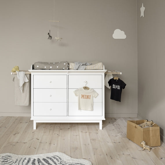 Seaside Nursery Dresser With 6 Drawers