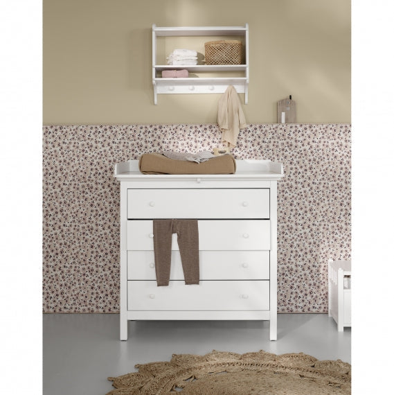 Seaside Nursery Dresser With 4 Drawers