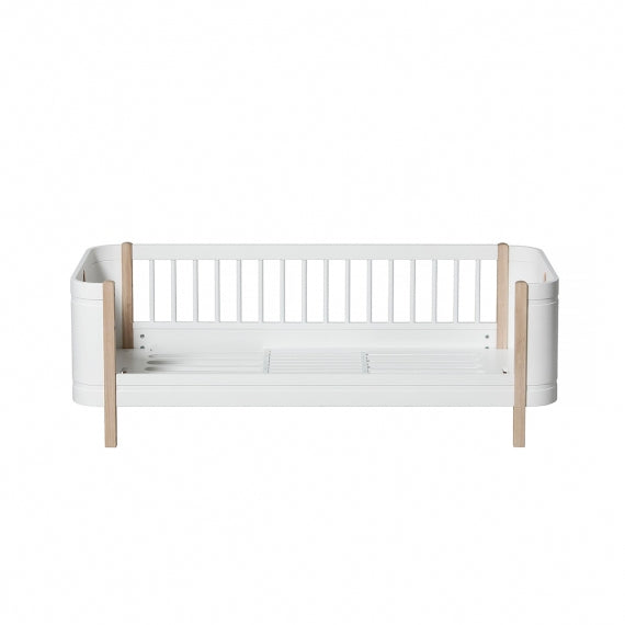 Wood Mini+ Junior Bed White/oak