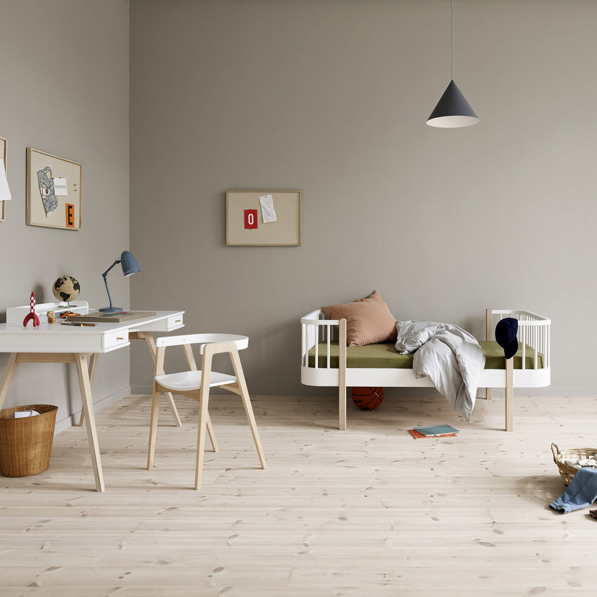 Wood Original Bed White/oak