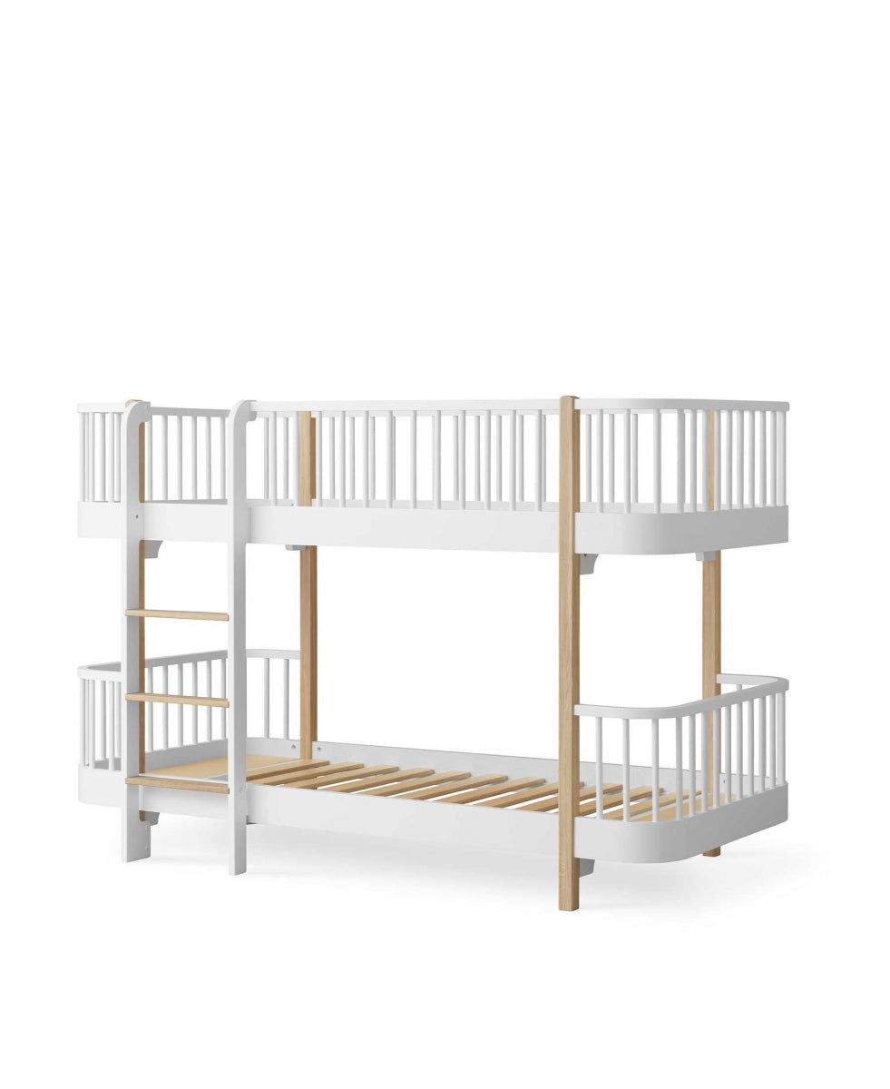 Wood Original Low Bunk Bed White/oak