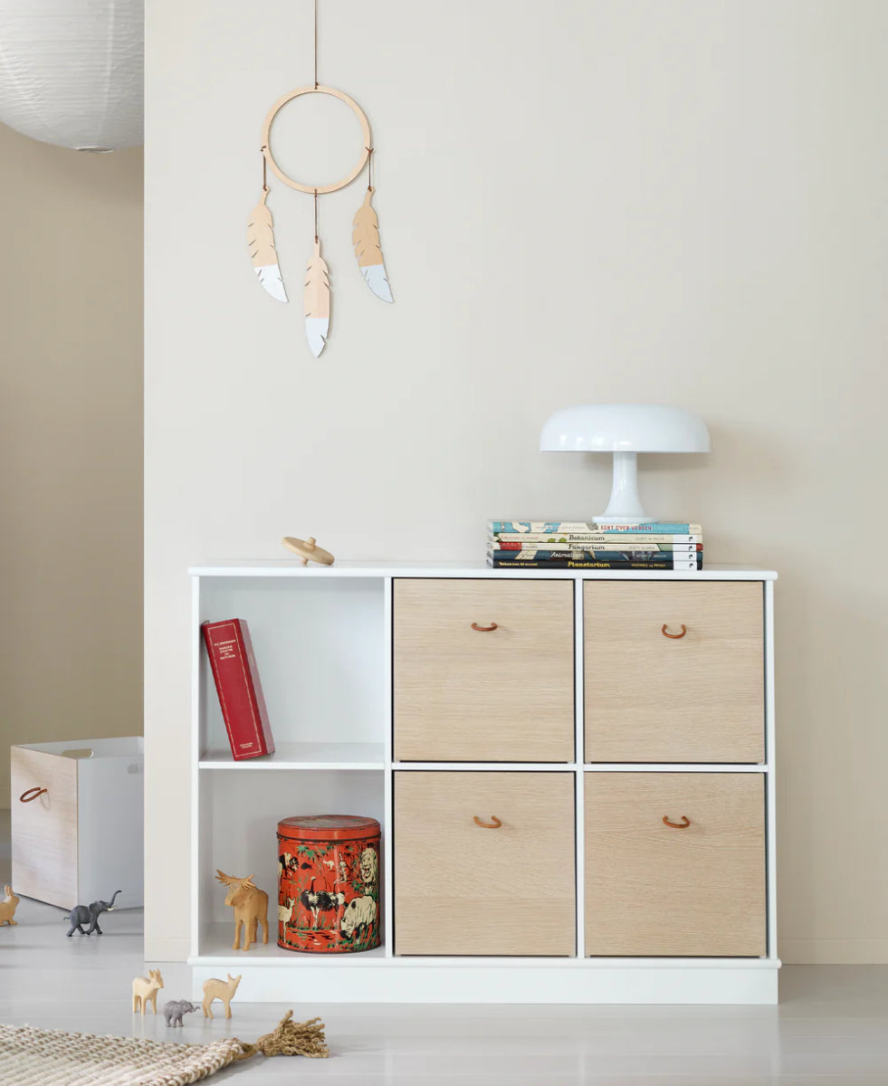 Wood Shelving Unit 3x2 W. Base