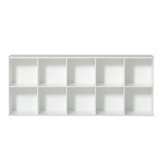 Oliver Furniture Wood Storage - Shelving Unit 5x2 in een speelhoek of babykamer met tijdloos Scandinavisch design