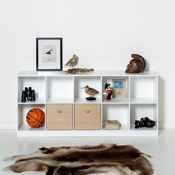 Wood Storage - Shelving Unit Met Basis 5x2