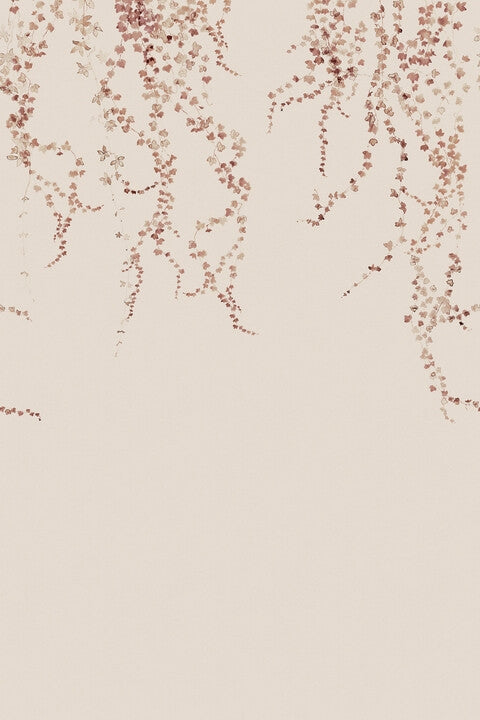 Aralia Burgundy Mural