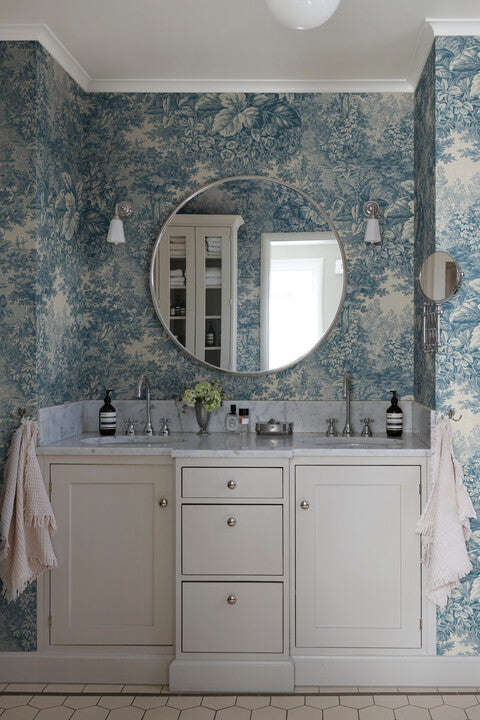 Forest Toile Blue
