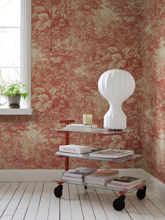 Forest Toile Red
