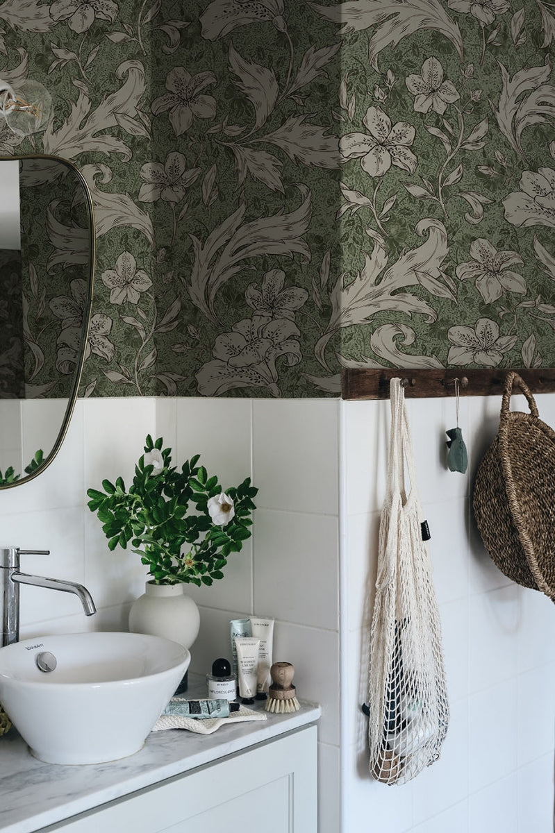 Mattias Forest Green Mural