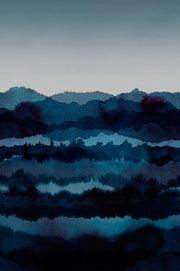 Midnatt Dark Blue Mural