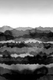 Midnatt Dark Grey Mural