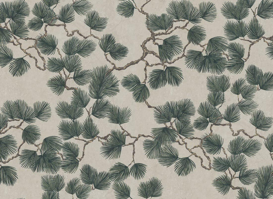 Pine Mural Green