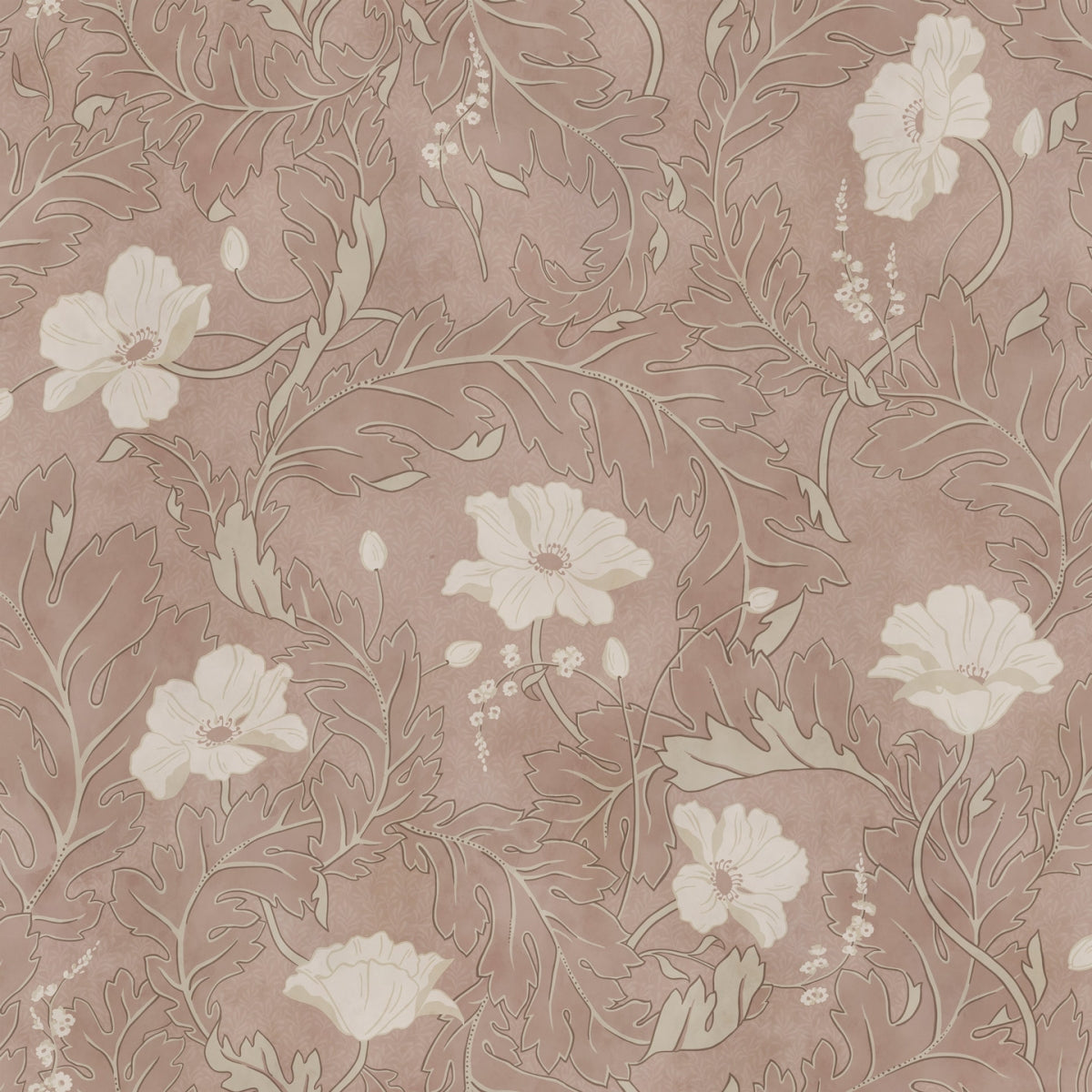 Poppy Blush Mural