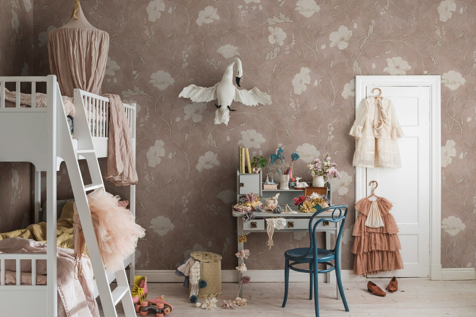 Poppy Blush Mural