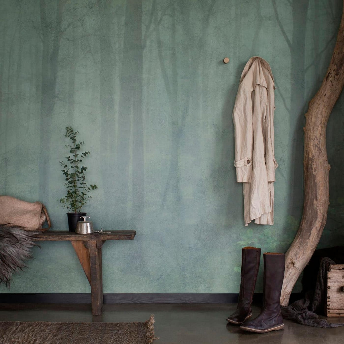 Skog Green Mural