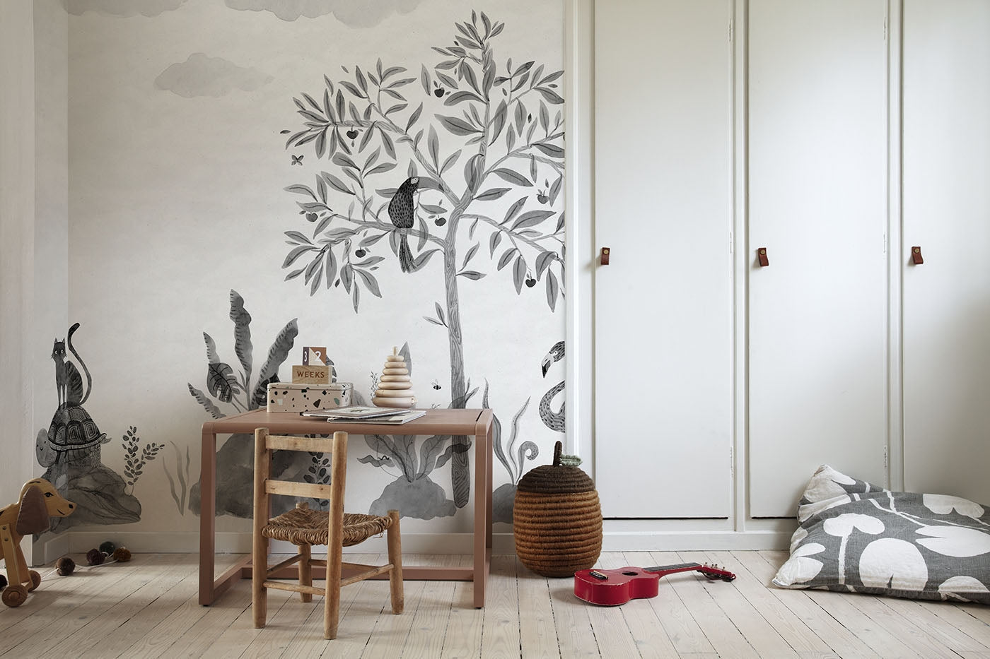 Wilton Graphite Mural