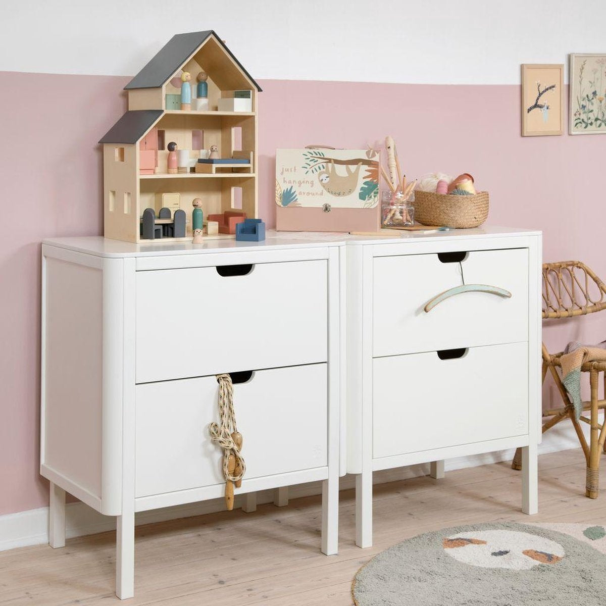 Sebra Commode 2 Lades–classic White