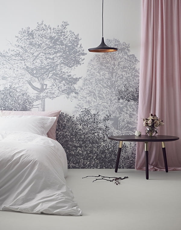 Classic Hua Trees Mural Grey