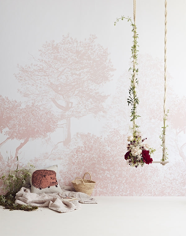 Classic Hua Trees Mural Pink