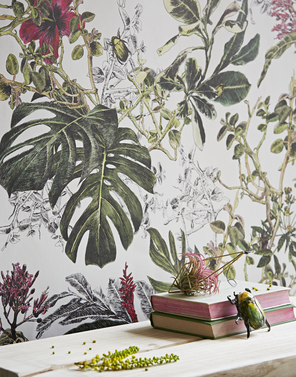 Classic Seasons Wallpaper Summer Tropical Bloom