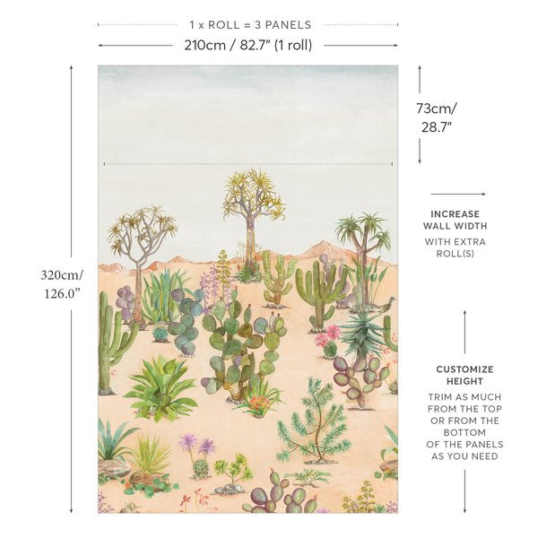 Desert Mural Wallpaper Sand