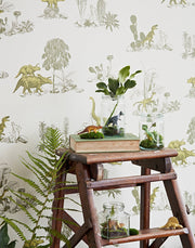 Dino Behangpapier Geel
