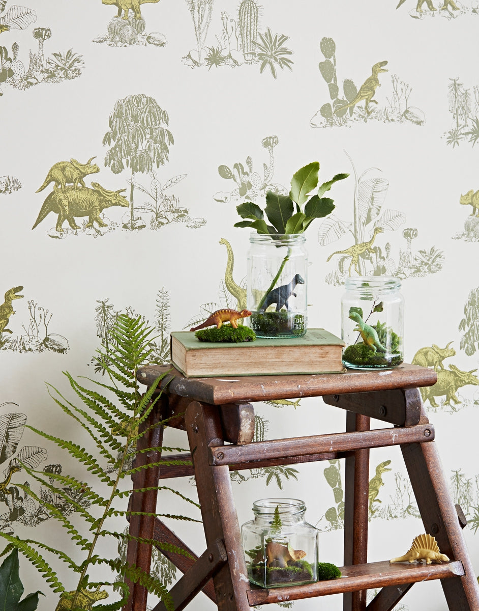 Dino Behangpapier Geel