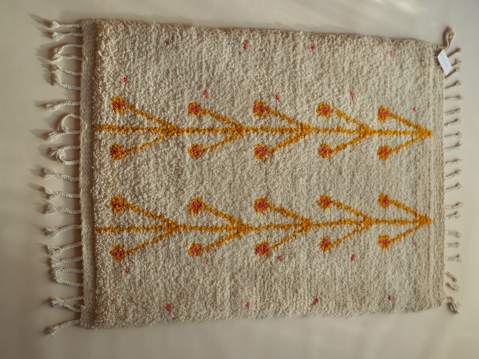 Tapijt Geel Design