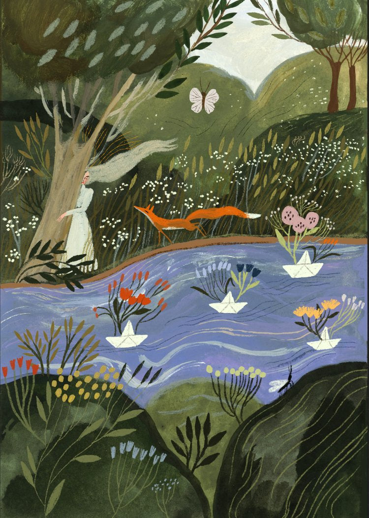 Illustratie Paper Boats