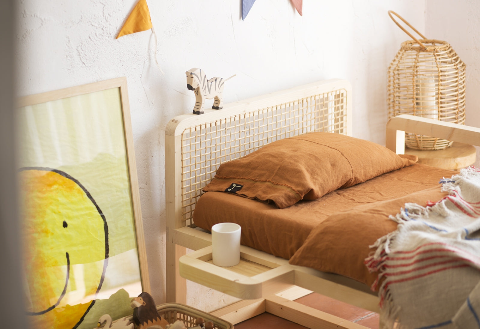 Aino Junior Bed Rattan