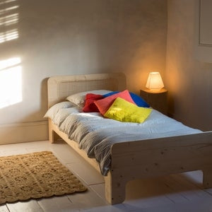 Leah Single Rattan Bed
